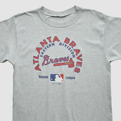 Atlanta Braves Crable Sportswear 1997 T-shirt - Heather Gray - M by Fanatics Real Vintage T-shirts
