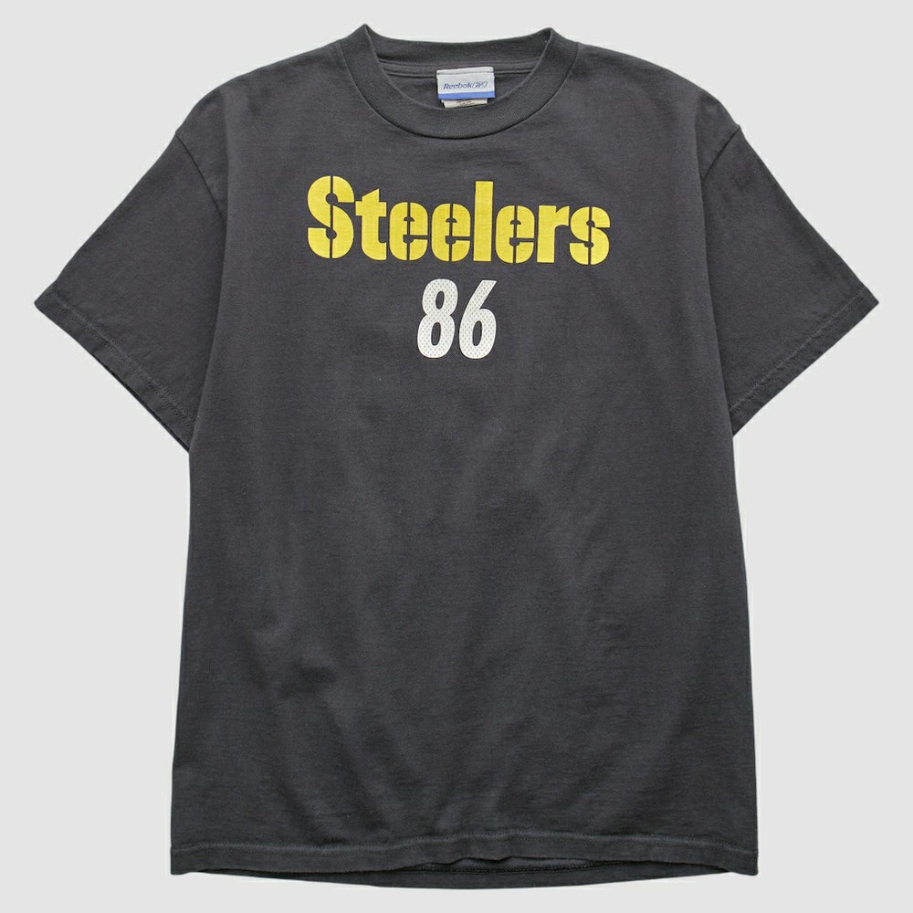 Hines Ward Reebok 2000s T-shirt Black Vintage
