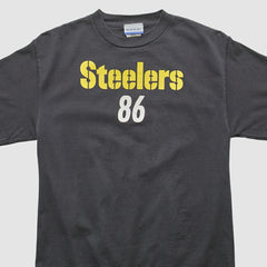 Hines Ward Reebok 2000s T-shirt Black Vintage