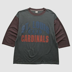 St. Louis Cardinals 90s T-shirt - Charcoal - L by Fanatics Real Vintage T-shirts