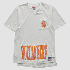 Tampa Bay Buccaneers Nutmeg Mills 90s T-shirt White Vintage