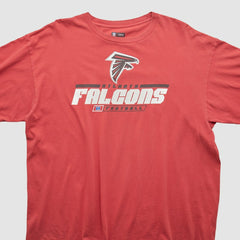 Atlanta Falcons NFL 2010s Long Sleeve T-shirt Red Vintage