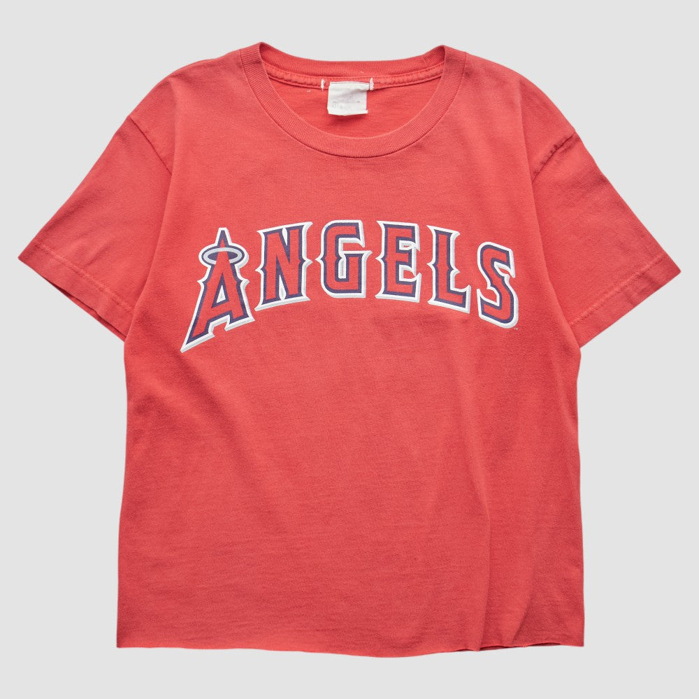 Los Angeles Angels Majestic 2000s T-shirt - Red - XXS by Fanatics Real Vintage T-shirts