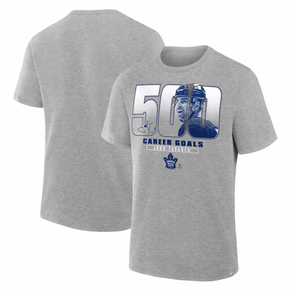 NHL John Tavares Toronto Maple Leafs Legacy Milestone T-Shirt - Gray