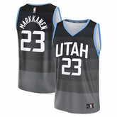 NBA Lauri Markkanen Utah Jazz 2025/26 City Edition Fast Break Jersey - Black