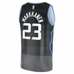 NBA Lauri Markkanen Utah Jazz 2025/26 City Edition Fast Break Jersey - Black