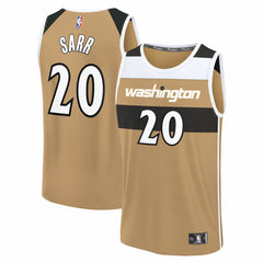 NBA Alex Sarr Washington Wizards 2025/26 City Edition Fast Break Jersey - Gold
