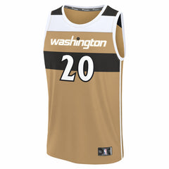 NBA Alex Sarr Washington Wizards 2025/26 City Edition Fast Break Jersey - Gold