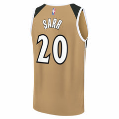 NBA Alex Sarr Washington Wizards 2025/26 City Edition Fast Break Jersey - Gold