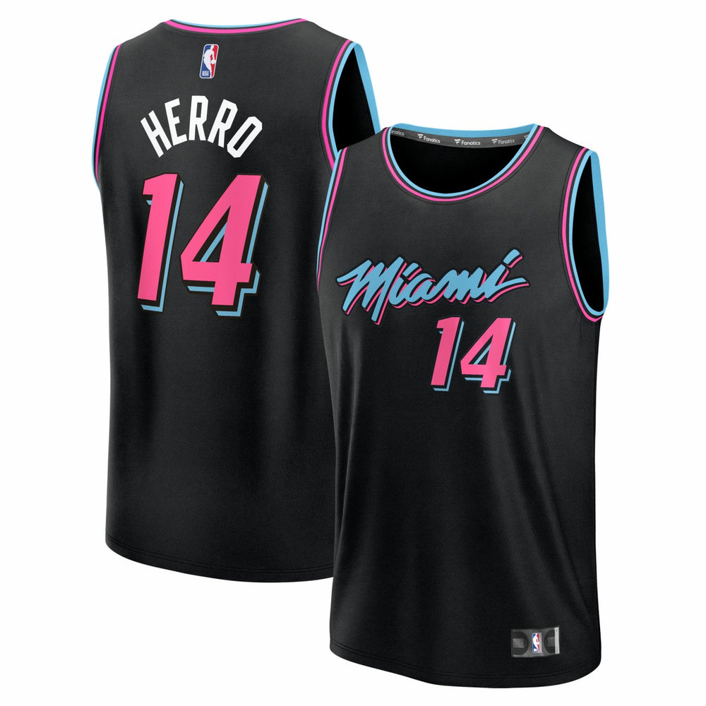 NBA Tyler Herro Miami Heat 2025/26 City Edition Fast Break Jersey - Black