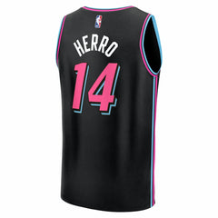 NBA Tyler Herro Miami Heat 2025/26 City Edition Fast Break Jersey - Black