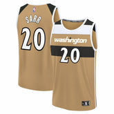 NBA Alex Sarr Washington Wizards Youth 2025/26 City Edition Fastbreak Jersey - Gold