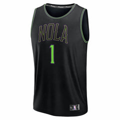 NBA Zion Williamson New Orleans Pelicans Youth 2025/26 City Edition Fastbreak Jersey - Black