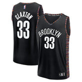 NBA Nic Claxton Brooklyn Nets Youth 2025/26 City Edition Fastbreak Jersey - Black