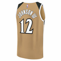 Tre Johnson III Washington Wizards Youth 2025/26 City Edition Fastbreak Jersey Gold