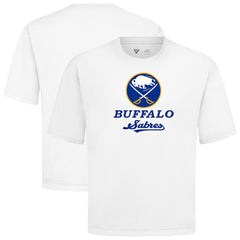 NHL Buffalo Sabres Levelwear Team Surge Luxe Signature Knit T-Shirt - White