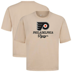 NHL Philadelphia Flyers Levelwear Team Surge Luxe Signature Knit T-Shirt - Khaki
