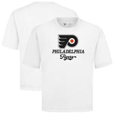 NHL Philadelphia Flyers Levelwear Team Surge Luxe Signature Knit T-Shirt - White