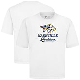 NHL Nashville Predators Levelwear Team Surge Luxe Signature Knit T-Shirt - White