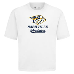 NHL Nashville Predators Levelwear Team Surge Luxe Signature Knit T-Shirt - White