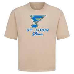 NHL St. Louis Blues Levelwear Team Surge Luxe Signature Knit T-Shirt - Khaki