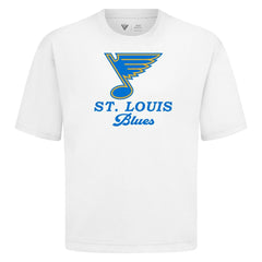 NHL St. Louis Blues Levelwear Team Surge Luxe Signature Knit T-Shirt - White
