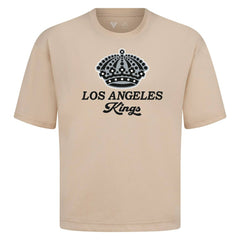NHL Los Angeles Kings Levelwear Team Surge Luxe Signature Knit T-Shirt - Khaki