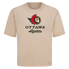 NHL Ottawa Senators Levelwear Team Surge Luxe Signature Knit T-Shirt - Khaki