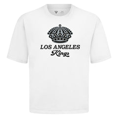 NHL Los Angeles Kings Levelwear Team Surge Luxe Signature Knit T-Shirt - White