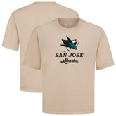NHL San Jose Sharks Levelwear Team Surge Luxe Signature Knit T-Shirt - Khaki