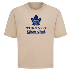 NHL Toronto Maple Leafs Levelwear Team Surge Luxe Signature Knit T-Shirt - Khaki
