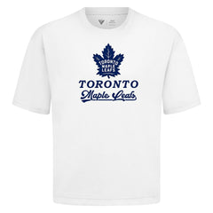 NHL Toronto Maple Leafs Levelwear Team Surge Luxe Signature Knit T-Shirt - White
