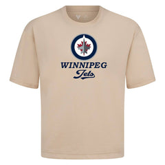NHL Winnipeg Jets Levelwear Team Surge Luxe Signature Knit T-Shirt - Khaki
