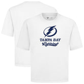 NHL Tampa Bay Lightning Levelwear Team Surge Luxe Signature Knit T-Shirt - White