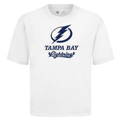 NHL Tampa Bay Lightning Levelwear Team Surge Luxe Signature Knit T-Shirt - White