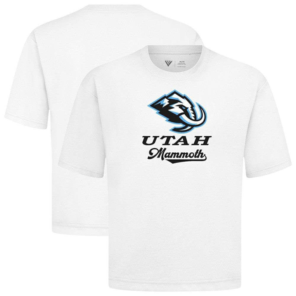 NHL Utah Mammoth Levelwear Team Surge Luxe Signature Knit T-Shirt - White