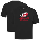 NHL Carolina Hurricanes Levelwear Team Surge Luxe Signature Knit T-Shirt - Black