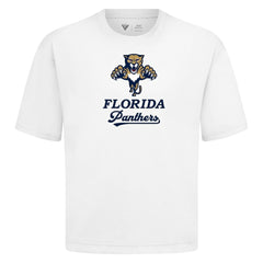 NHL Florida Panthers Levelwear Team Surge Luxe Signature Knit T-Shirt - White