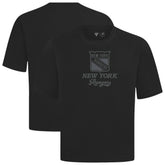 NHL New York Rangers Levelwear Shadow Surge Luxe Signature Knit T-Shirt - Black