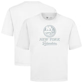 NHL New York Islanders Levelwear Shadow Surge Luxe Signature Knit T-Shirt - White