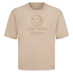 NHL New York Islanders Levelwear Shadow Surge Luxe Signature Knit T-Shirt - Khaki