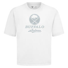 NHL Buffalo Sabres Levelwear Shadow Surge Luxe Signature Knit T-Shirt - White