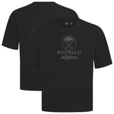 NHL Buffalo Sabres Levelwear Shadow Surge Luxe Signature Knit T-Shirt - Black