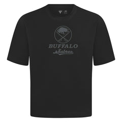 NHL Buffalo Sabres Levelwear Shadow Surge Luxe Signature Knit T-Shirt - Black