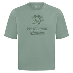 NHL Pittsburgh Penguins Levelwear Shadow Surge Luxe Signature Knit T-Shirt - Green