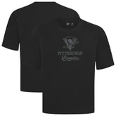 NHL Pittsburgh Penguins Levelwear Shadow Surge Luxe Signature Knit T-Shirt - Black