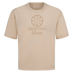 NHL Boston Bruins Levelwear Shadow Surge Luxe Signature Knit T-Shirt - Khaki