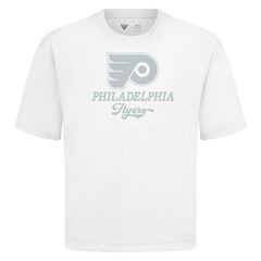 NHL Philadelphia Flyers Levelwear Shadow Surge Luxe Signature Knit T-Shirt - White