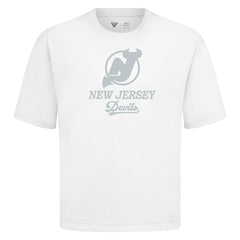 NHL New Jersey Devils Levelwear Shadow Surge Luxe Signature Knit T-Shirt - White