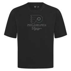 NHL Philadelphia Flyers Levelwear Shadow Surge Luxe Signature Knit T-Shirt - Black